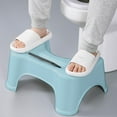 thumbnail image 4 of Toilet Squatting Posture Stool, 7" Height, Reduces Strain for an Easier Go, Poop Stool for Bathroom, Fun Footprint Designs, Low-Profile, Minimal Design for Bathroom Aesthetic, 4 of 6