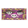 thumbnail image 1 of Hispanic Gym Towel, Traditional Sugar Skulls with Mexican Folk Items and Flowers Cartoon, One-Sided Quick Dry Microfiber for Beach Fitness & Swimming, 60" x 30", Multicolor, by Ambesonne, 1 of 2