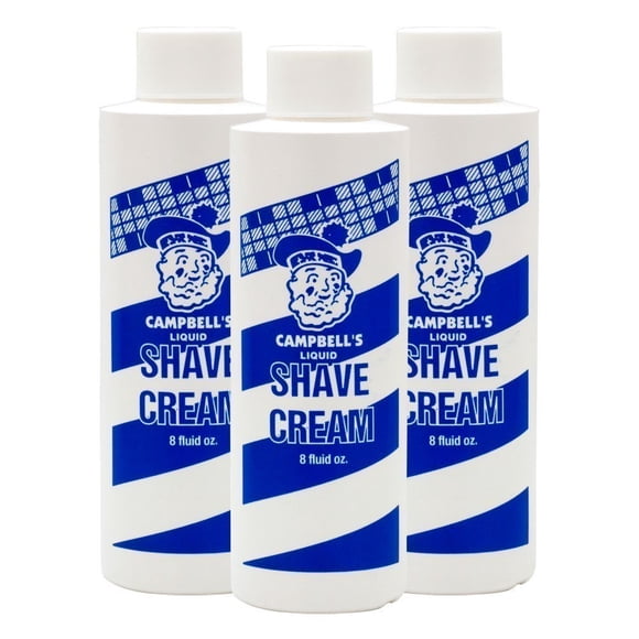 Campell Jabón concentrado líquido crema de afeitar 8 onzas (paquete de 3)
