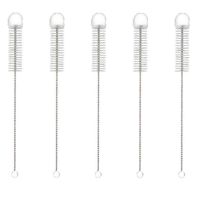 5pcs Softy Tip Nylon Brush Cotton Tip Nylon Brush Cotton Head Nylon Brush
