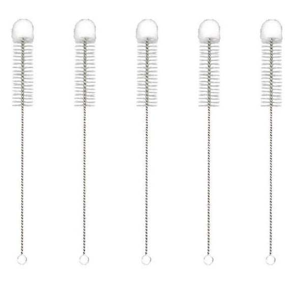 5pcs Softy Tip Nylon Brush Cotton Tip Nylon Brush Cotton Head Nylon Brush