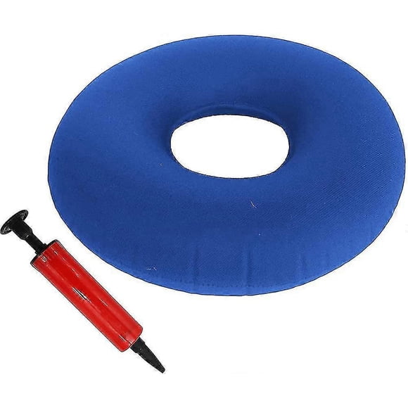 Cojín inflable para hemorroides, cojín redondo inflable, anillo de asiento