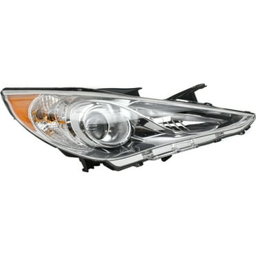 Halogen Headlight For 2011-2014 Hyundai Sonata Sedan Right w/ Bulb(s)