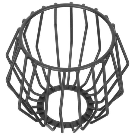 Black Pendant Light Industrial Cage Bulb Wrought Iron Lampshade Restaurant