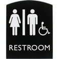 thumbnail image 2 of Lorell, LLR02673, Restroom Sign, 1 Each, Black, 2 of 4