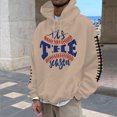thumbnail image 1 of MHFRRA Sudadera con Capucha para Hombre con Estampado de Fútbol, Informal, Holgada, para Uso Diario, Cómoda y Cálida Caqui, 1 of 3