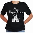 thumbnail image 2 of My Happy Place Shirt, Orlando Theme Park Shirt, Mickey T-Shirt, Unisex Casual Short Sleeve (Black-3X-Large), 2 of 6