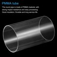 thumbnail image 4 of Unique Bargains Acrylic Pipe Clear Rigid Round Tube 86mm ID 90mm OD 6" for Lamps and Lanterns Water Cooling System, 4 of 6