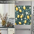 thumbnail image 3 of Yayeee Magnetic Dishwasher Cover for The Front Decoration Home Kitchen Machine Sticker Protector, Blue Floral Lemons, 3 of 6