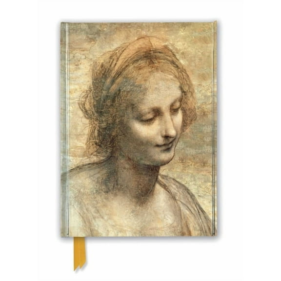Flame Tree Notebooks: Leonardo Da Vinci: Detail of The Head of the Virgin (Foiled Journal) (Notebook / blank book)