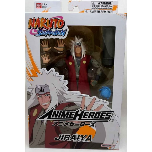 Naruto Shippuden Figurine Articulée de 6 Pouces Anime Heroes - Jiraiya