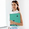 thumbnail image 6 of FORMRS 3 Ring Binder 1.5 inch with Pockets Set of 2 Clip Board 200 Sheets Capacity, Green Cat, 6 of 8