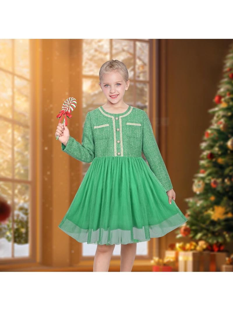tweed holiday dress Embellished Collar Holiday Tweed Dress