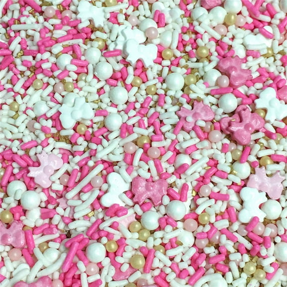 Sprinkle Deco® Baby Bow Edible Decoration Confetti Sprinkles Cake Cookie Cupcake IceCream Donut Quins