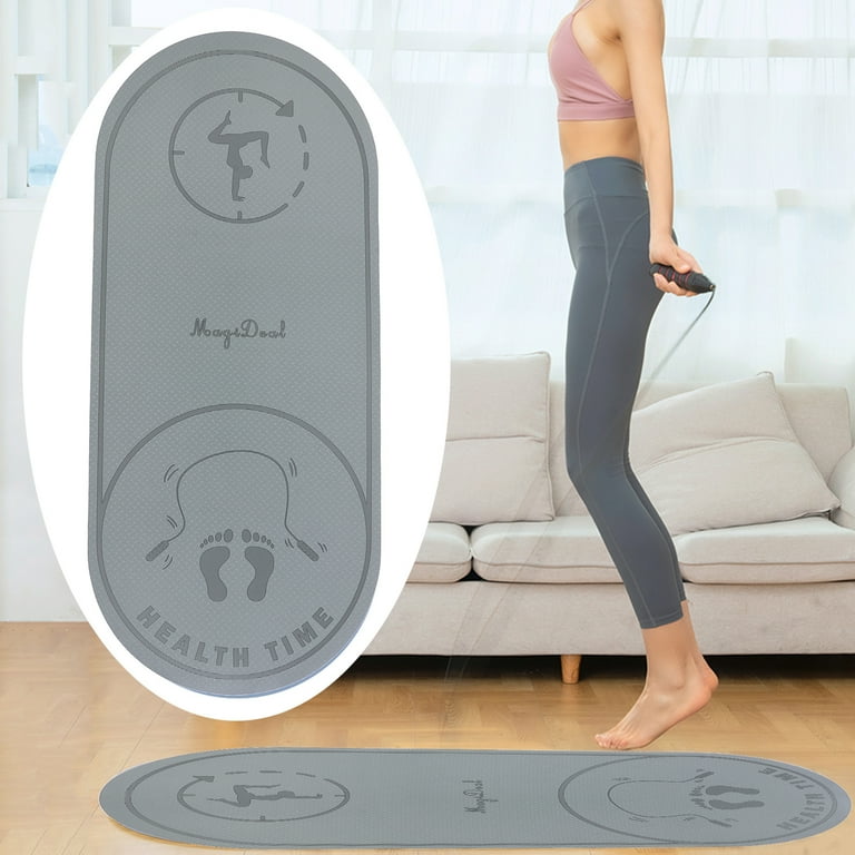 Skipping Mat Professional Anti-slip Yoga Silent Household Mat, Indoor Dance  Mats, Shock Absorbing Soundproof Mats