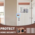 thumbnail image 3 of Cerradura de refuerzo de puerta para seguridad del hogar (paquete de 2), cerraduras de seguridad para niños, protección de la privacidad, fácil instalación, para puerta batiente hacia adentro, 3 of 5