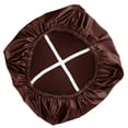 thumbnail image 2 of Funda elástica para silla de oficina, funda de cojín para silla, impermeable, extraíble, funda para silla giratoria, funda de asiento, para restaurant Marrón, 2 of 8
