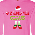 thumbnail image 4 of Inktastic Grandma Claus 2 Long Sleeve T-Shirt, 4 of 5