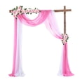 thumbnail image 1 of Wedding Decor Chiffon Curtains Arch Background Backdrop Decorations Tulle Style Drapery Ceremony Reception Swag,70*550CM, 1 of 1