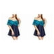 thumbnail image 3 of Qarigey Trajes De Baño Mujer Cómodos - Para Días Largos En La Piscina Trajes De Baño Mujer Trajes De Baño Traje De Baño Playa Canglan Canglan lago azul F US18 2piezas, 3 of 6