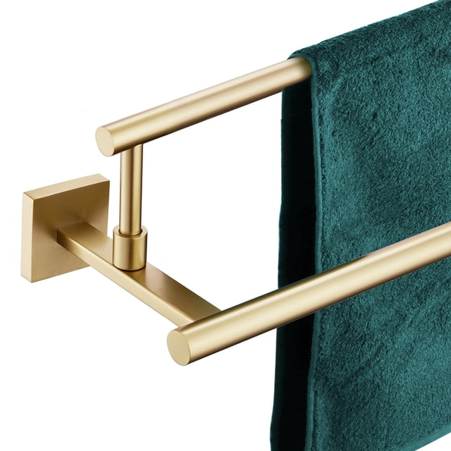 KOKOSIRI Hand Towel Bar 20 Inch Bath Towel Holder Bathroom Racks 50CM for Cabinet Kitchen Rails Brushed Gold Stainless Steel B5009BG-L20