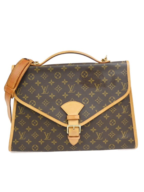 Pre-Owned Louis Vuitton Beverly Monogram Canvas Brown Canvas Briefcase Bag