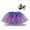163#Purple, variant on Pink Tutu for Girls Purple Light up Ballet Tutu Skirt for Toddler Girl 2-11 Year Princess Tutu Skirt for Christmas Birthday Cute Party Dance Costume Splice Net Yarn Sequins Skirt Bow Hairpin Suit