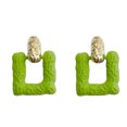 thumbnail image 1 of Pendientes de borlas de aguja de plata Laklulu, pendientes de mujer, pequeños pendientes de botón de marea de temperamento simple, 1 of 5