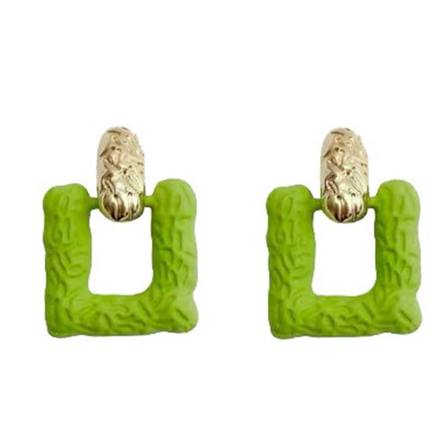Pendientes de borlas de aguja de plata Laklulu, pendientes de mujer, pequeños pendientes de botón de marea de temperamento simple