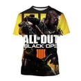 thumbnail image 1 of Juegos de disparos populares, moda de verano, patrones de diseño creativo, impresión 3D, camiseta personalizada estimulante a la moda, 1 of 5