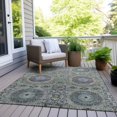 thumbnail image 3 of Dalyn Rugs Machine Washable Indoor/Outdoor Chantille Green 8' x 10' Rug, 3 of 9