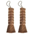 thumbnail image 1 of Brown Bristle Cleaning Brush for Kitchen with Small Tray 2Pcs, 1 of 5