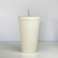 thumbnail image 1 of Non-Branded Studded Tumbler (16 oz, Matte White), 1 of 1