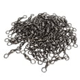 thumbnail image 1 of 100 Pcs Fishing Swivel, High Carbon Steel, Stable Rotation, Rust Prevention Low Resistance For Freshwater And Seawater, 1 of 8