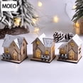 thumbnail image 4 of Bearachild Navidad casa de LED fiesta de luz Año Nuevo decoración de luminosa hogar Bar ornamento regalo para niños Kits de decoración para fiestas Tipo 1, 4 of 6
