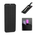 thumbnail image 1 of Tapete de silicona resistente al calor con orificio para colgar, tapete de viaje resistente al calor para planchas de pelo y estuche para rizadores, planchas y otras herramientas de peinado calientes,, 1 of 5