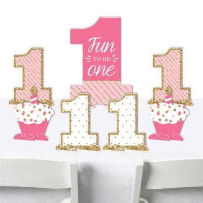 Party Table Decorations Set of 12 First Birthday Placemats Boy Birthday Party supplies 1st Birthday Boy Fun to be One
