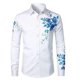 thumbnail image 1 of Camisa de lujo de moda para hombre, camisa de moda casual, camisa estampada de manga larga para hombre, 1 of 6