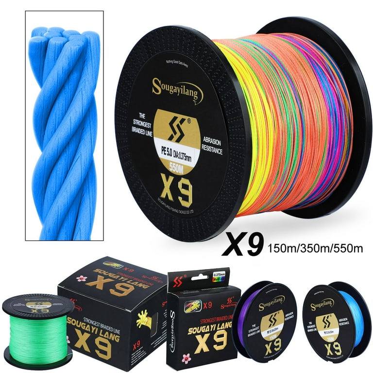 sougayilang braided fishing line Amazon.com : 9 Strands Abrasion Resistant 20LB Braided Lines Incredible Super Strong PE Fishing Lines Braid-36 LB (Green) 0.234mm-383 Yds : Sports & Outdoors Sougayilang Braided Fishing Line 4