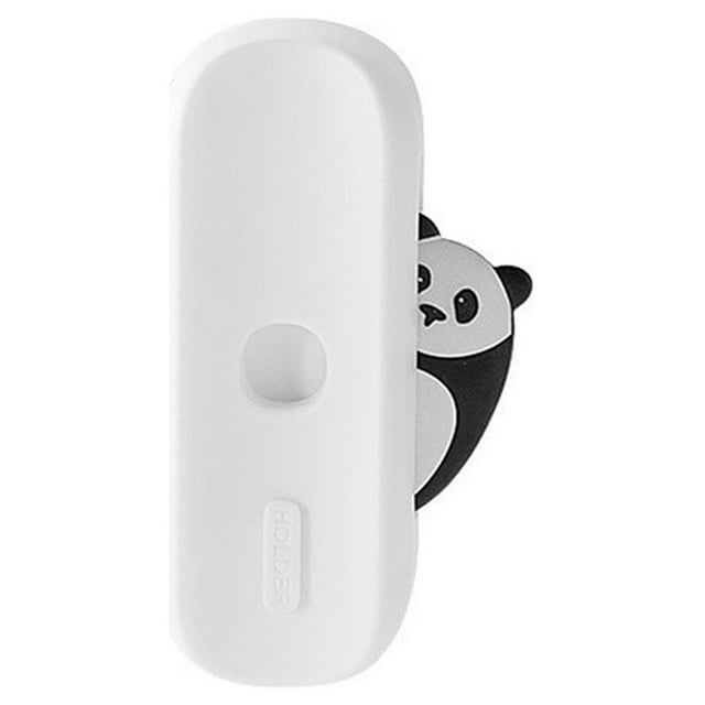 kurtrusly Electric Toothbrushes Holder Space Saving Stand Storage Rack Waterproof Moisture-proof Support Hanger for Washroom White 1Set