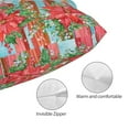 thumbnail image 5 of Disketp Pillow Covers Winter Birds On The Fence Pattern Throw Pillow Case Cushion Covers,Cushion For Bedroom,Couch,Home-16"X24", 5 of 9