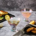 thumbnail image 3 of Vasos de Martini sin tallo Lysenn iridiscentes, juego de 4 unidades, 230 ml, 3 of 9