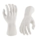 thumbnail image 1 of 2x Modelo de Mano de Plastico Soledad Mano Masculina Simulada Maniquí de la exhibición de la mano Blanco, 1 of 8