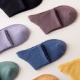 thumbnail image 3 of Chaussettes à la Cheville pour Femmes en Coton Blanches Fines Décontractées à Coupe Basse Courtes pour la Course Athlétique, 3 of 4