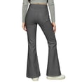thumbnail image 6 of XAOFW Girls Back To School Flared Pants Casual Solid Color Relaxed Fit Wide Leg Trousers For Kids Everyday Wear Soft Bottom 7-8 Years, 6 of 7