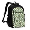 thumbnail image 1 of Balery Cute Frog Mochila con carga USB para hombre y mujer - Mochila impermeable y antirrobo para laptop con puerto USB para viajes, trabajo, 1 of 7