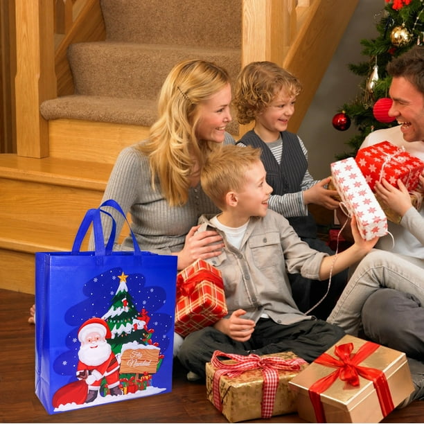 Decoraciones navideñas, adornos navideños, regalos de Navidad, bolsa de regalo navideña, bolsa de regalo portátil, bolsa de tela no tejida navideña, bolsa de compras, bolsa de regalo de tela no tejida