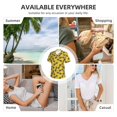 thumbnail image 2 of Yiaed Summer Pineapple Print Women's T Shirt V-Neck Short Sleeve Shirt Casual Breathable Tee Summer Tops-Medium, 2 of 5