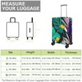 thumbnail image 4 of Stretch Luggage Cover S(18-20in)– Elastic Travel Suitcase Protector with Handle Openings & Bottom Closure, Washable Polyester Spandex Suitcases Cover, Tropical Forest Jungle Print, 4 of 5