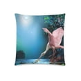 thumbnail image 2 of MKHERT Landscape with Pink Bird Throw Pillowcase Pillow Cover Cushion Couver 18x18 inch, 2 of 2